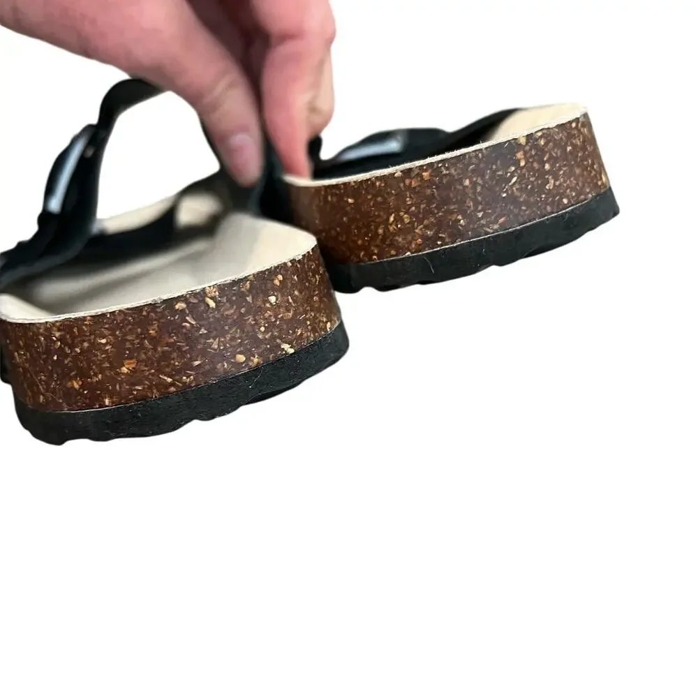 J Sport “Libra” Men’s Black Suede Sandals SZ 11M
